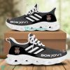 Bon Jovi White Striped Grey Max Soul Shoes