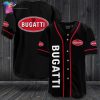 Bugatti Black Baseball Jersey