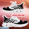 Bugatti Custom Name Black White Max Soul Shoes