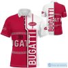 Bugatti Custom Text Big Logo Polo Shirt