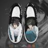 DEATH NOTE L Lawliet Black Slip On Shoes