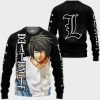 DEATH NOTE L Lawliet Black Sweater