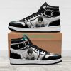 DEATH NOTE L Lawliet Black White Air Jordan 1 High Sneakers