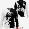 DEATH NOTE L Lawliet Black White Sweater