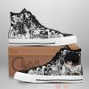 DEATH NOTE L Lawliet Mix Manga High Top Shoes