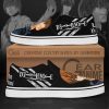 DEATH NOTE Light Yagami Black Slip On Shoes