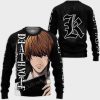 DEATH NOTE Light Yagami Black Sweater