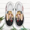 DEATH NOTE Misa Amane White Slip On Shoes
