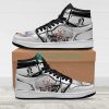 DEATH NOTE Near White Air Jordan 1 High Sneakers