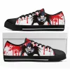 DEATH NOTE Ryuk White Blood Low Top Shoes