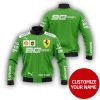 Ferrari Custom Name Lenovo 90 Years Green Bomber Jacket
