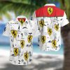 Ferrari Logo Pattern Hawaiian Shirt