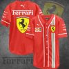 Ferrari Red Baseball Jersey