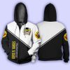 Guns N’ Roses Black White Zip Up Hoodie