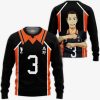 HAIKYU Asahi Azumane Black Sweater