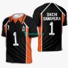 HAIKYU Daichi Sawamura Black Orange T-Shirt