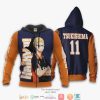 HAIKYU Kei Tsukishima Number 11 Zip Up Hoodie