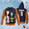 HAIKYU Kiyoko Shimizu Number 8 Zip Up Hoodie