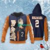 HAIKYU Koshi Sugawara Number 2 Pullover Hoodie
