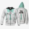 HAIKYU Toru Oikawa Number 1 Zip Up Hoodie