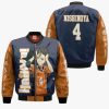HAIKYU Yu Nishinoya Number 4 Bomber Jacket