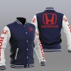 Honda Blue White Baseball Jacket