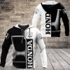 Honda Custom Text Big Logo Pullover Hoodie