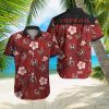 Honda Dark Red Floral Tropical Hawaiian Shirt