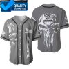 Honda Grey Cbr Skull Baseball Jersey