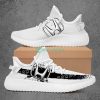 Honda White Black Yeezy Boost Sneakers
