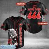Iron Maiden Custom Name Number Black Baseball Jersey