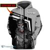 Jeep Wrangler Custom Name Skull Unique Zip Up Hoodie