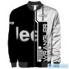 Jeep Wrangler Custom Text Black White Bomber Jacket