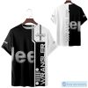Jeep Wrangler Custom Text Black White T-Shirt