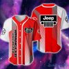 Jeep Wrangler Red Baseball Jersey