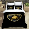 Lamborghini Black Bedding Set