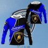 Lamborghini Blue Black Pullover Hoodie