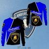 Lamborghini Blue Black Sweatshirt