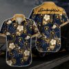Lamborghini Tropical Flower Hawaiian Shirt