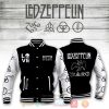 Led Zeppelin Black White Baseball Jacket