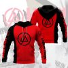 Linkin Park Red Black Pullover Hoodie