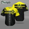 Lotus Black Yellow Baseball Jersey