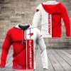 McLaren Custom Text Red White Pullover Hoodie