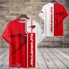 McLaren Custom Text Red White T-Shirt