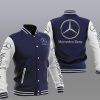 Mercedes-Benz Blue White Baseball Jacket