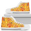 POKEMON Charmander Orange High Top Shoes