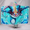 POKEMON Greninja Flying Blue Fleece Blanket
