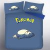 POKEMON Snorlax Anime Sleeping Bedding Set