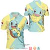 POKEMON Squirtle Yellow Blue Polo Shirt