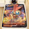 POKEMON Victini Card Fleece Blanket